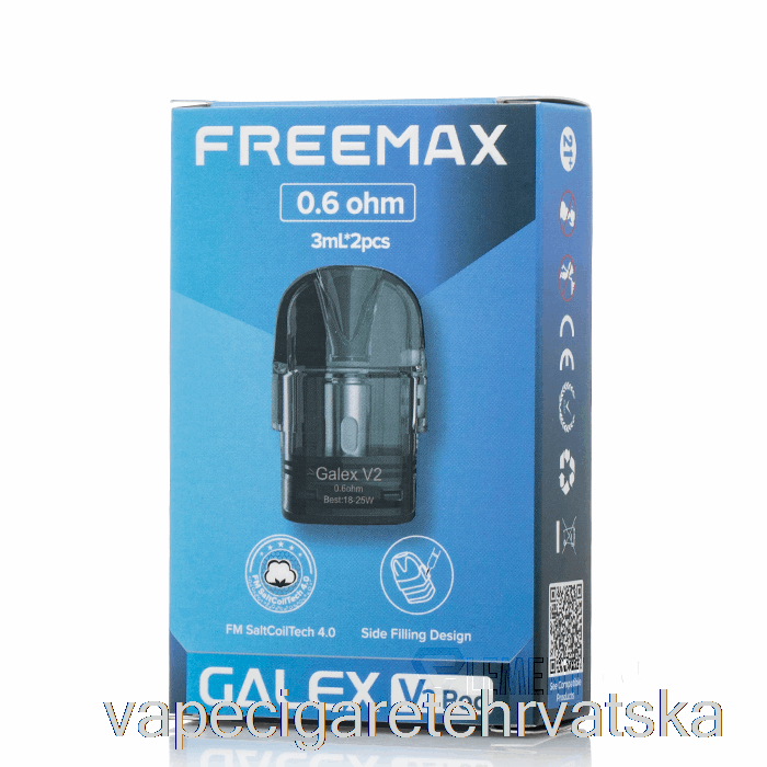 Vape Hrvatska Freemax Galex V2 Zamjena Pods 0.6ohm Galex V2 Pods